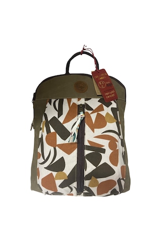 Vintage Kanvas Renkli Otantik Günlük Gezi Seyahat Sırt Çantası Lucas Bag 30 Cm X 37 Cm Kahverengi