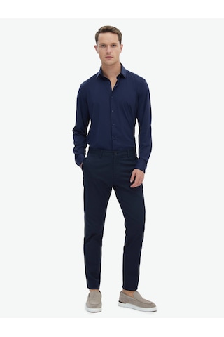 Kip Lacivert Regular Fit Casual Gömlek Lacivert