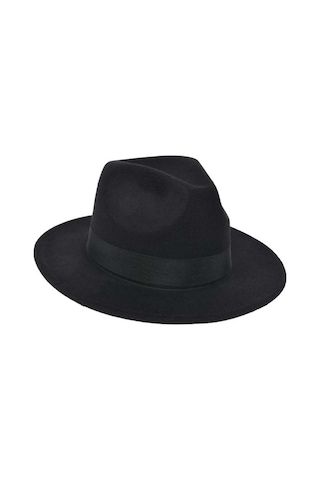 Külah Erkek Fötr Panama Şapka Trend Kışlık Şapka