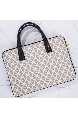 Minbag Krem Marin Laptop Çantası 563-11