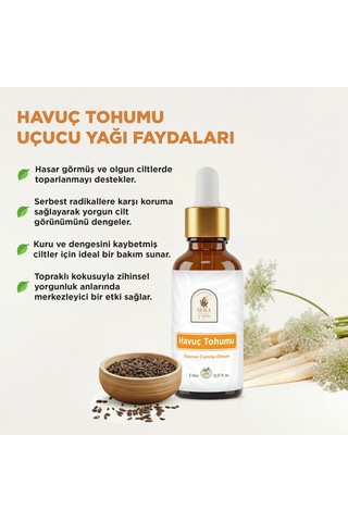 Sera Natura Havuç Tohumu Uçucu Yağı 5 ML
