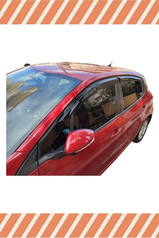Peugeot 208 Tüm Modellerine Özel 4'lü Mügen Tip Cam Rüzgarlığı