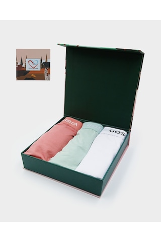 Gost Liria Spring Erkek Boxer 3 Lü Paket -çok Renkli Çok Renkli