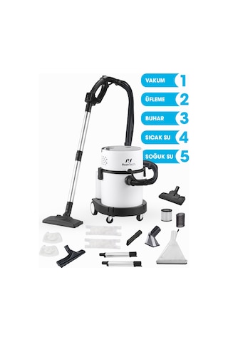 Pirantech RLZ-208 4'ü 1 Arada 2400 W Buharlı Temizlik Robotu