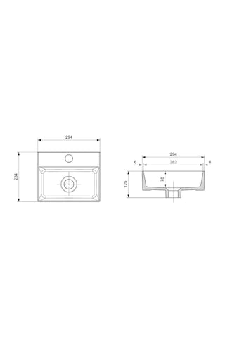 Bocchi Sottile Slim Line Batarya Banklı Lavabo 30 Cm Parlak Beyaz 1470-001-0126