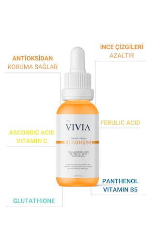 The Vivia Leke Karşıtı Aydınlatıcı Vitamin C Serum 30 ML