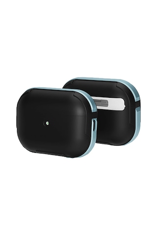 Gld-spt- Movenchy Apple Uyumlu AirPods Pro 2 2.nesil Mo-a8 Armor Kılıf - Sierra Blue