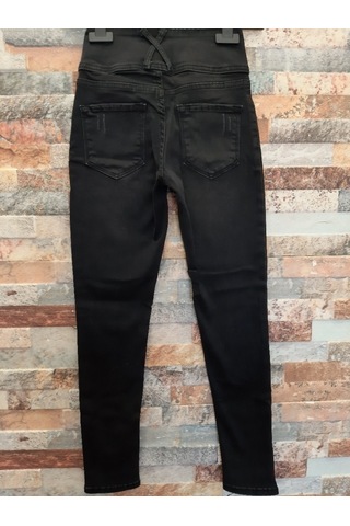 Yüksek Bel Likralı Jean Pantolon 90 Cm Bediva 001