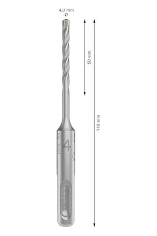 Ayrex 1x Pro Sds Plus-5x Kırıcı Delici Delme Ucu Donatılı Beton, Beton, Ø 4,00 Mm, Professional Aksesuar Kırıc