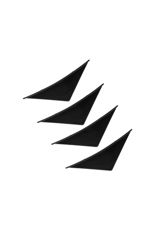 Lemestar Abs Malzeme Akıllı Araç Arka Tampon Spoilerı - Rüzgar Direncini Azaltır, Aerodinamik Performansı Artırır, Evetli Siyah, Evetli Montaj