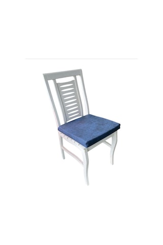 Mc.pierobaby Plastik Sandalye Minderi Balkon Bahçe Minderi Ahşap Mobilya Koltuk Minderi 40x40x5cm Mavi
