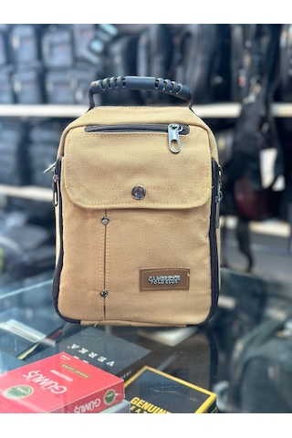 Trg Polo Taba Erkek El Keten Çanta Açık Taba