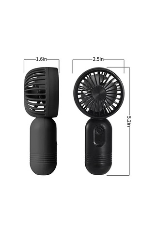 Mini Fanlar, Usb Şarj Edilebilir Kişisel Fan, Pille Çalışan Küçük El Fanı Seyahat/kamp/dış Mekan/ev/ofis 3 Adet 2797 Var Ayaklı 5 Adetten Az