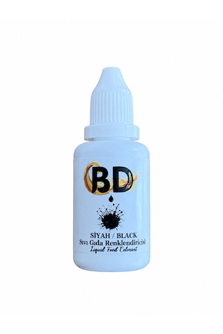 Bd Sıvı Gıda Renklendiricisi Siyah 20 Ml