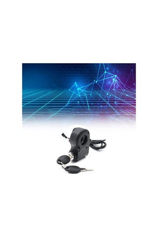 Flybuy Kugoo M4 M5/xiao Mi M365 E-bisiklet Kontak Kilidi Anahtarı Güçlu Plastik Siyah