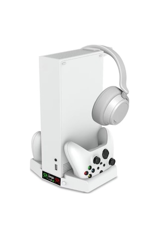 Xbox Series S Fanlı Şarj İstasyonlu Kulaklık Askılı Stand