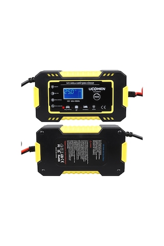 Uc-c120501a 12v 6a Sarı Led Göstergeli Akü Şarj Cihazı
