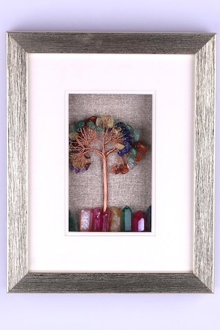 Çakra - Aura Kuvars Doğal Taş Tablo