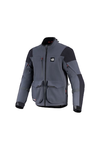 Alpinestars Maxdura Ds Xf Korumalı Motosiklet Montu Koyu Gri Siyah