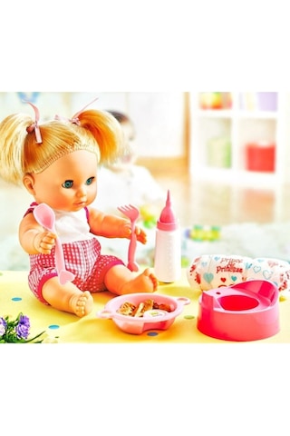 Altını Islatan Oyuncak Melis Et Bebek Seti 34 Cm