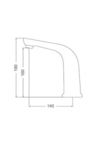 Gms Ft015 Çift Girişli Fotoselli Sensörlü Lavabo Musluk Bataryası