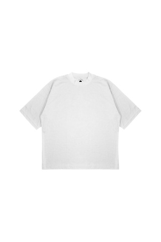Camblys Erkek Oversize Basic T-shirt Beyaz