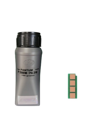 Pantum P2500W Pa-200B Pa-210 Uyumlu Toner Tozu 100G + Chip