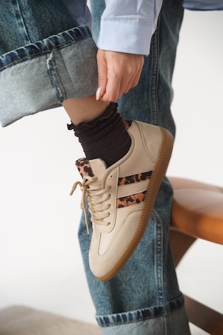 Garantili Agnus Günlük Ortopedik Kadın Sneaker Spor Ayakkabı Leopar