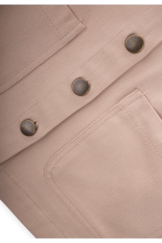 Gabardin Ceket 2-7 Yaş Bej Bej