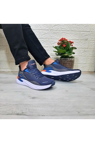 M.p 1603 Lacivert Kaymaz Rahat Koşu Erkek Spor Ayakkabı 001