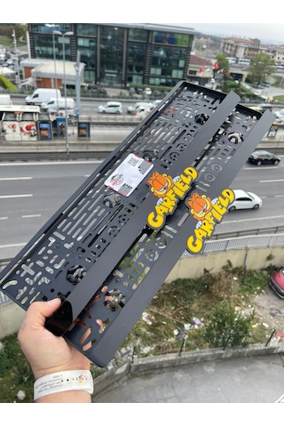 Garlfield Özel Tasarımlı Pleksi Plakalık