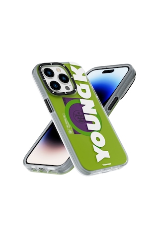 Apple Uyumlu iPhone 13 Pro Max Kılıf Magsafe Şarj Özellikli Youngkit Binfen Serisi Yazı Temalı Kapak