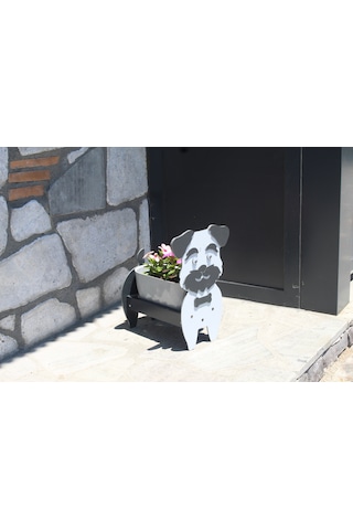 Köpek Saksı Standı Saksı Hediyeli