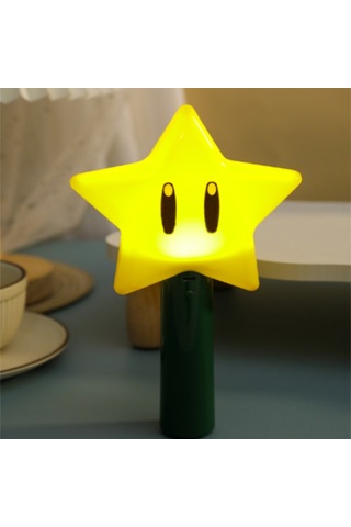 Gajeena Led El Tutan Yıldız Işıklı Sahne Gösteri Requisiti, Dekoratif Gece Lambası Usb Şarj Kablosu Dahil Sarı