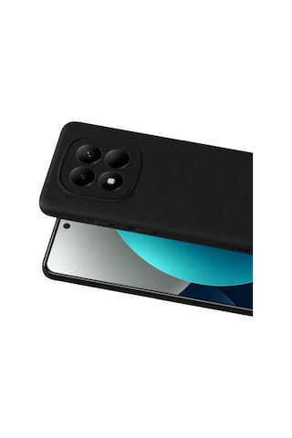 Newface - 988 - Xiaomi Redmi Note 15 4g Nano İçi Kadife Silikon - Glblseme - - Siyah Sıyah