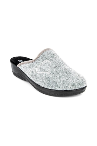 Muya Mochi 32922-087 Kadın Kışlık Ev Terliği Gri 36-40 Gri