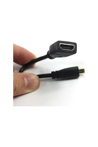 Micro Hdmi To Hdmi Çevirici Görüntü Ve Ses Aktarım Kablosu 15 Cm