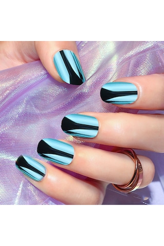 Geeksen 12 Farklı Boyda Tam Kaplama Yapay Tırnak Seti - Manikür Ve Dıy Sanatı İçin