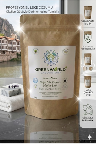 Natureclean Çamaşır Ve Yüzey İçin Çok Amaçlı Aktif Oksijenli Güçlü Toz Leke Çıkarıcı Ve Beyazlatıcı