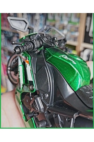 Motor Kavasakı Ninja 250r Oyuncak Motorsiklet Metal Plst Model Çe