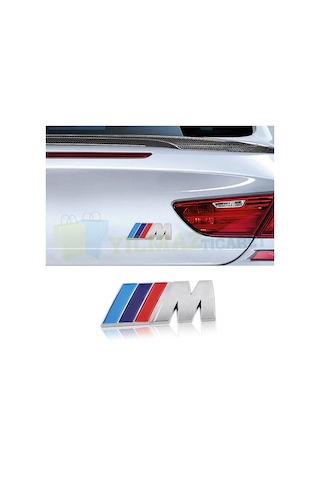 Bmw M Logo Bagaj Çamurluk Arma Amblem Plastik Yapıştırma