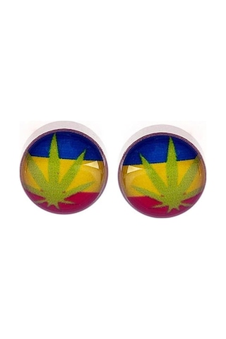 Tkpe00566 Brazil Hemp Mıknatıslı Unisex Küpe K4 Diğer