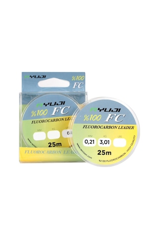 Fluorocarbon Lider Misina - Ryuji Leader - 25 Mt - 0,21mm Fluorocarbon Lider Misina - Ryuji Leader - 25 Mt - 0,21mm