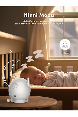 Blic Blm-34 4.3 Ekranlı Kablosuz Ip Bebek Kamerası - Gece Görüşü