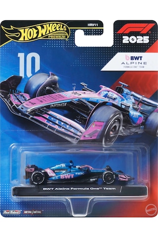 Hot Wheels Premıum Formula 1 Yarış Arabası Bwt Alpıne Formula One Çok Renkli