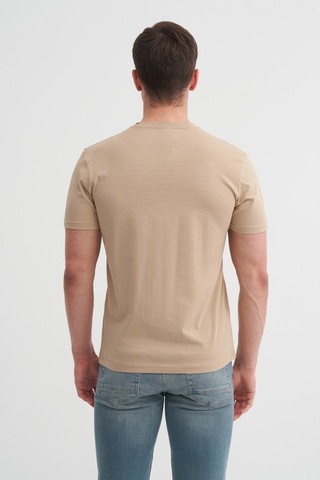 Cazador Basic Süprem Erkek T-shirt 46230 Kum Kum