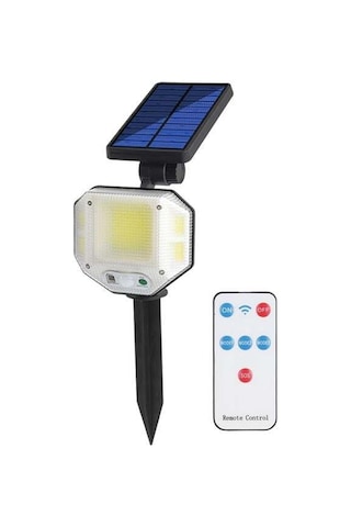 Powermaster Pm-14917 Sensörlü Kumandalı 3 Kademeli Solarlı Bahçe Aydınlatma Lambası Diğer