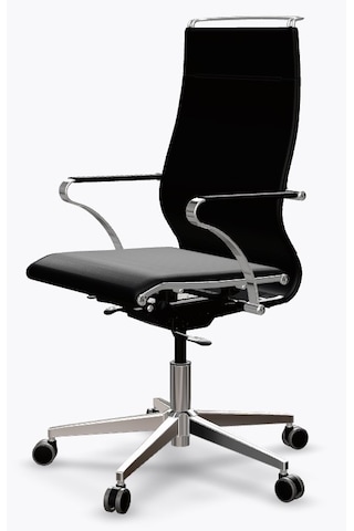 Ergolife Synchrosit Well Ergonomik Ofis Sandalyesi Siyah, Deri Çalışma Sandalyesi - 265.5d.1.544 Siyah