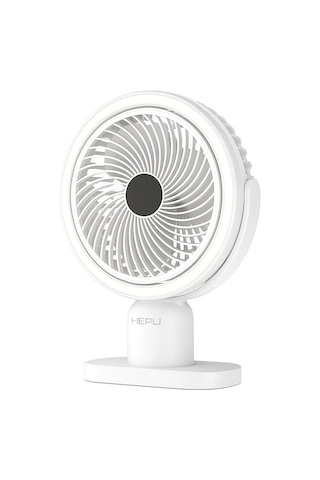 Hepu Hp-f01 Usb Şarjlı Masaüstü Mini Fan 3 Kademeli Hız Ayarlı, Kompakt Gövde