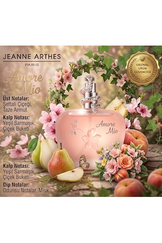 Jeanne Arthes Amore Mio Edp 100 Ml Kadın Parfümü Şeftali Çiçeği & Armut Notalı Özel Seri Çiçeksi - Meyve - Odunsu